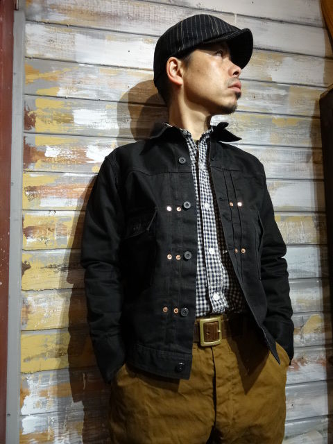 フリーホイーラーズ IRONHEAD WORK JACKET 【希少品】 New！ FREEWHEELERS ”IRONHEAD” WORK JACKET （JET BLACK