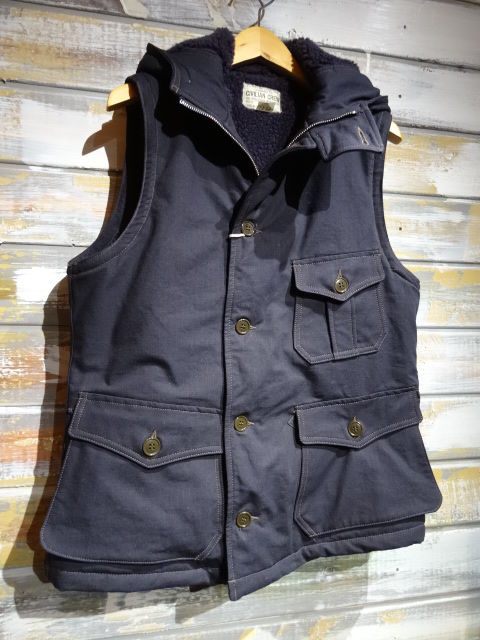 New！ FREEWHEELERS ”Air Crew Attached Hood Vest” 2色