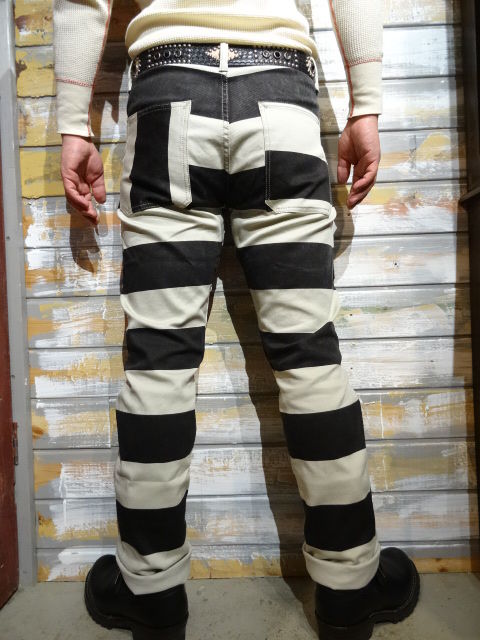 New！ ROAD RUNER KOBE ”PRISONER”Stretch Slim Pants : OLD