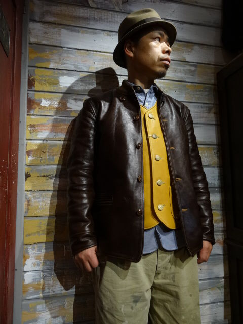 New!COLIMBO ”Eldridge Vest” DEER SKIN : OLD STAND New!COLIMBO ”Eldridge Vest” DEER SKIN : OLD STAND