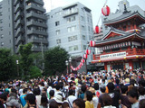パレード後の大須観音