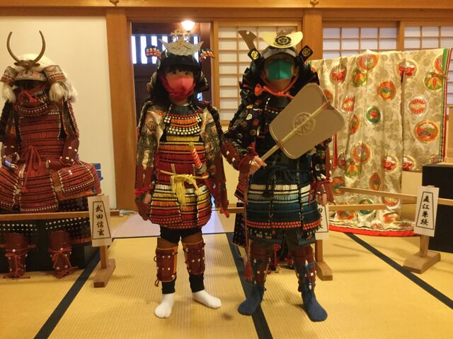子供甲冑着付体験 篠山城大書院 徒然日記