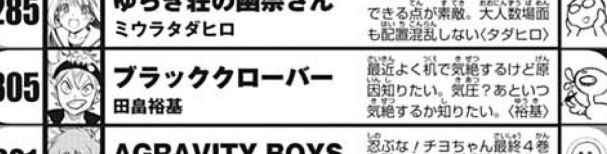 ブラッククローバー作者 最近よく気絶する 原因を知りたい これ ネトゲ攻略速報 ブラッククローバー作者 最近よく気絶する 原因を知りたい これ ネトゲ攻略速報