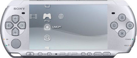 PSP「プレイステーション・ポータブル」 ミスティック・シルバー (PSP-3000MS)