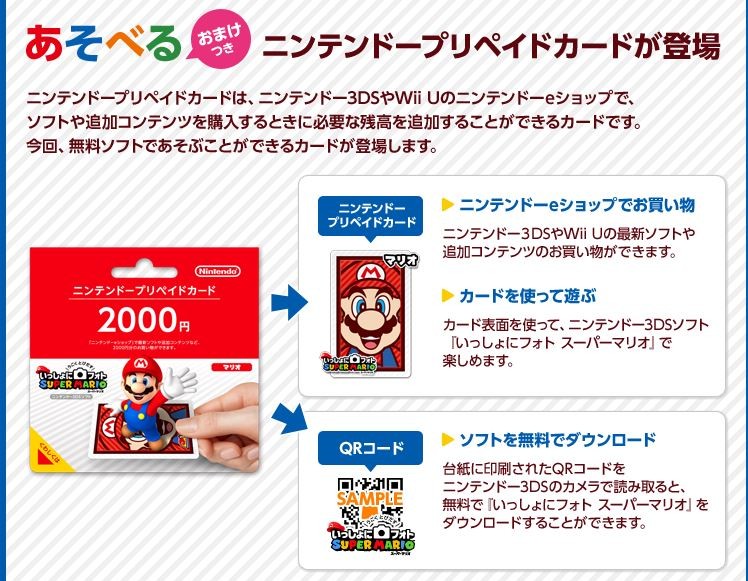 あそべるおまけつき ニンテンドープリペイドカード』が登場！第一弾は 