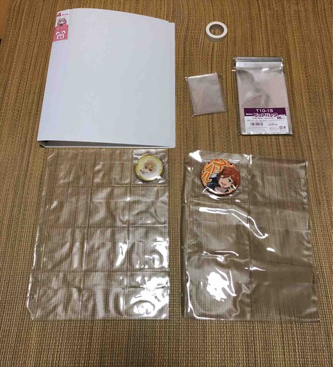 個人的グッズ収納方法 缶バッジ ストラップ系 さかな日記帳