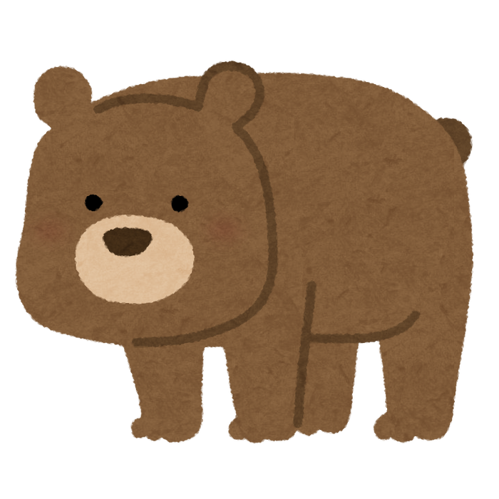 熊のキャラクター（四つ足）