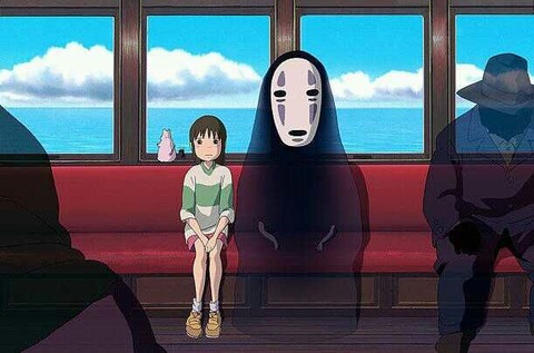 千と千尋の神隠し 電車のシーン