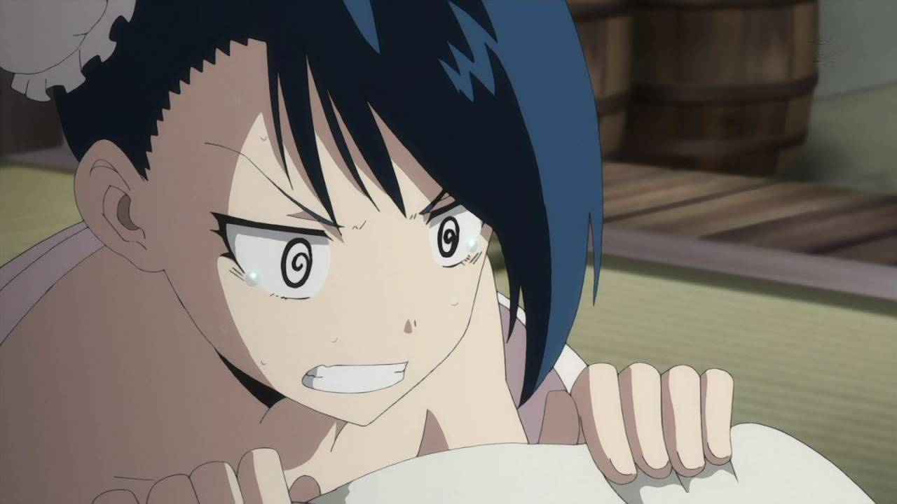 ムシブギョー 2話 火鉢の驚きの流派名 フンドシにお風呂とまたいいサービス 萌えオタニュース速報