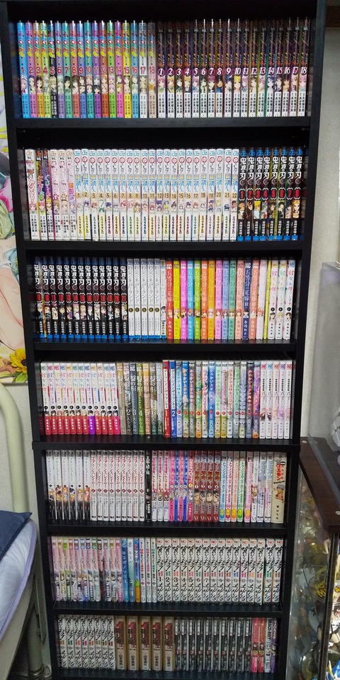 三十路オタクの世界 最近の本棚紹介 漫画本がかなり増えました
