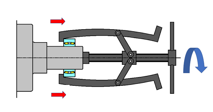 ベアリング ハウジング 軸受箱 の交換 ロールの付属部品脱着 めっき屋 営業マンのブログ