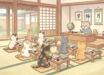 寺子屋のネコさん達2