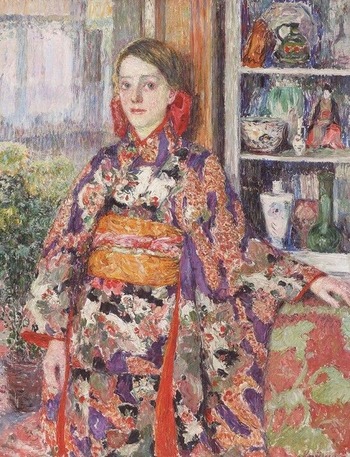 児島虎次郎 ベルギーの女性
