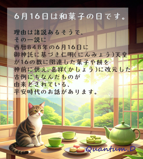 25年6月15日 和菓子の日2