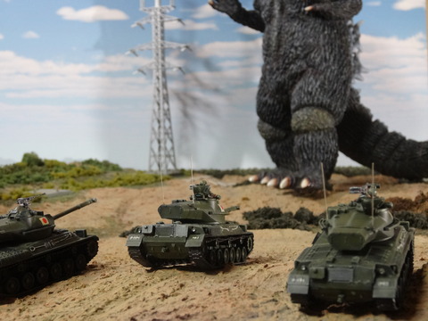 東宝自衛隊61式戦車 1／76モデル製作記 : ミドリ科学商店