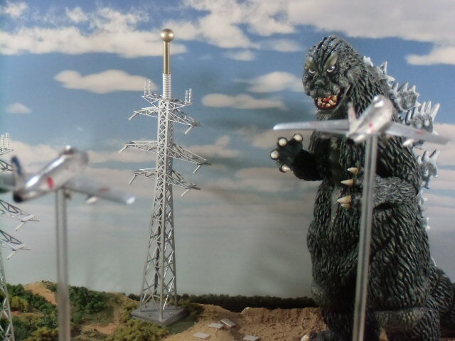 ゴジラ対東宝自衛隊～モスラ対ゴジラ～ 1／144ジオラマ製作