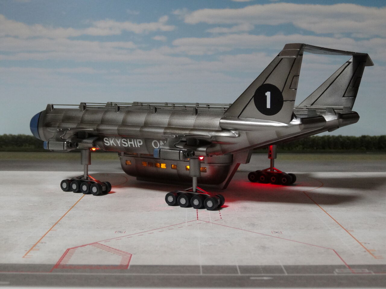 スカイシップ1~サンダーバード6号~ 1/350モデル製作記 スカイシップ1~サンダーバード6号~ 1/350モデル製作記