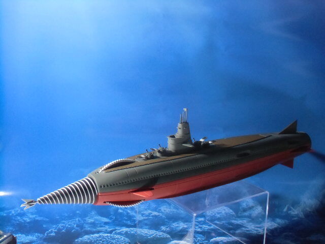 1/350 海底軍艦 轟天号 アオシマ 新世紀合金 超合金 ゴジラ 東宝