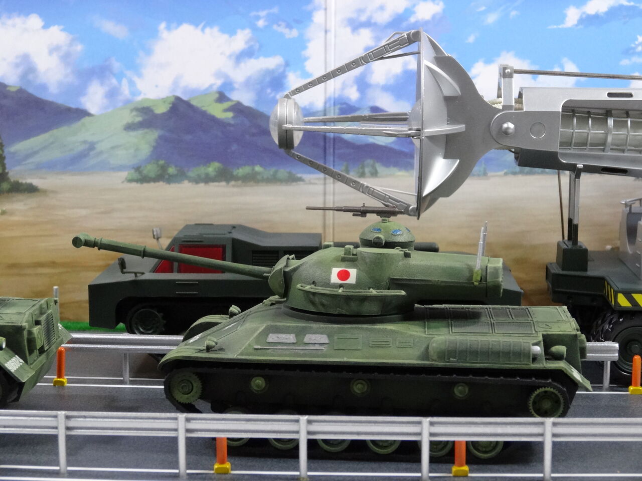 東宝自衛隊61式戦車＆M4シャーマン 1／50モデル製作記