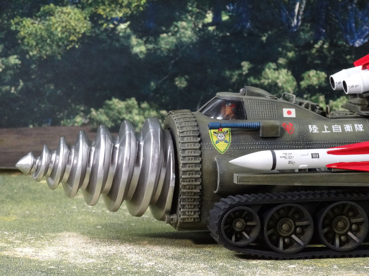 緑商会SF戦車 1／48モデル自作完成品 : ミドリ科学商店～1960