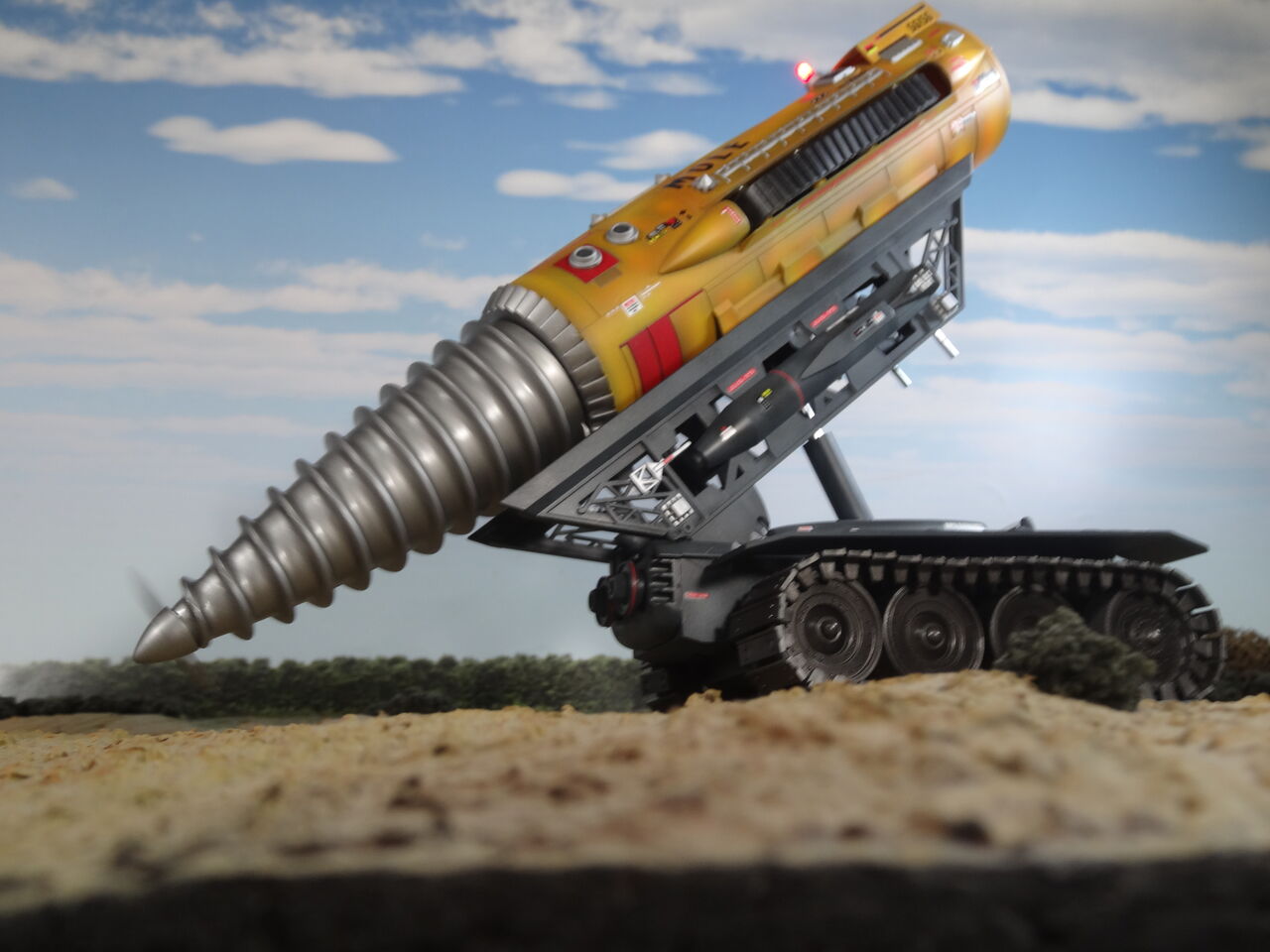 ジェットモグラ1番機＆2番機 1／72モデル製作記 : ミドリ科学商店