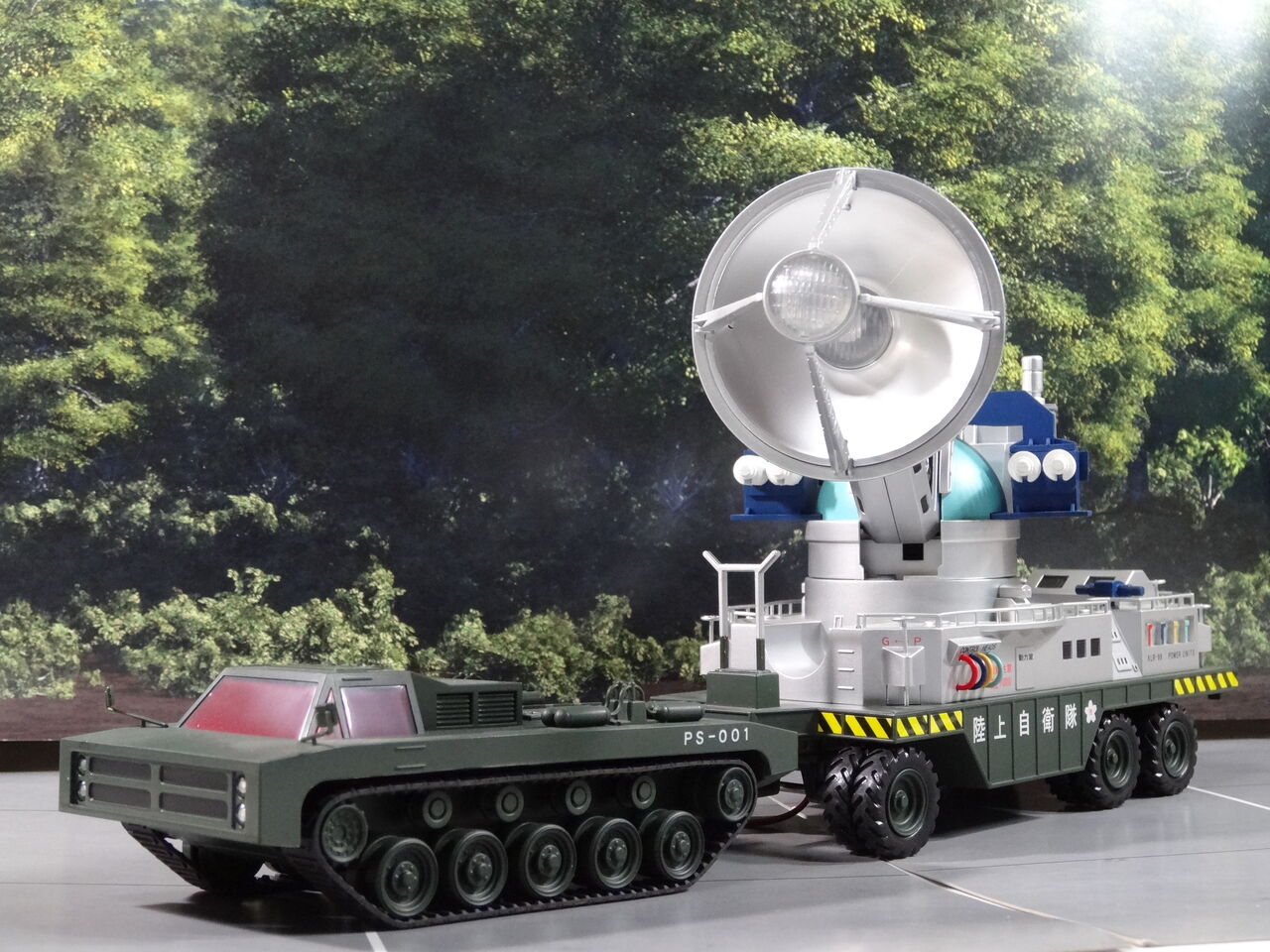 66式メーサー殺獣光線車～サンダ対ガイラ～ 1／48モデル彩色済み