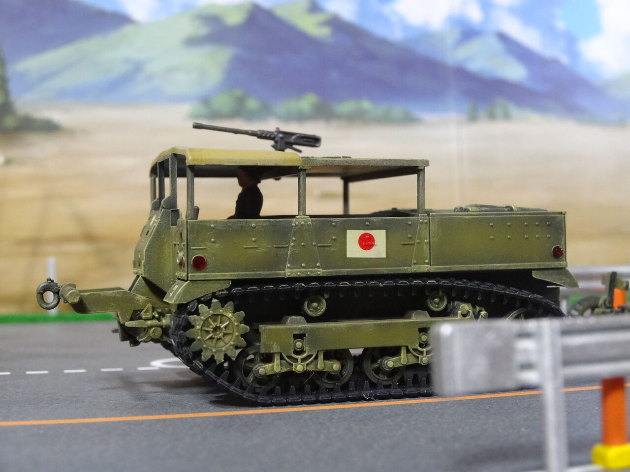 東宝自衛隊M5ハイスピードトラクター＆M2 155mmカノン砲