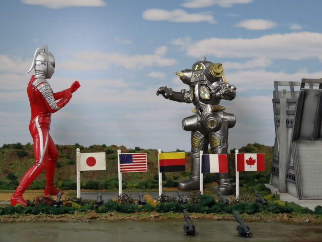 ウルトラセブン　KING JOE 約30cmリアルアクションヒーローズ キングジョー～ウルトラセブン～ 30cmサイズ彩色済み完成品