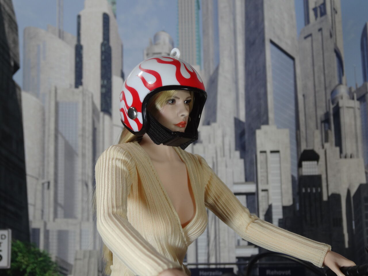 1948式インディアンチーフ＆バイクガール 1／6モデル完成品