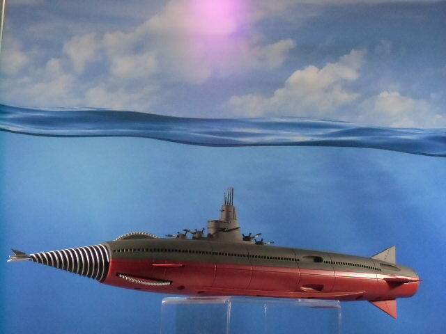海底軍艦 轟天号 1/350モデル彩色済み完成品 : ミドリ科学 海底軍艦 轟天号 1/350モデル彩色済み完成品 : ミドリ科学