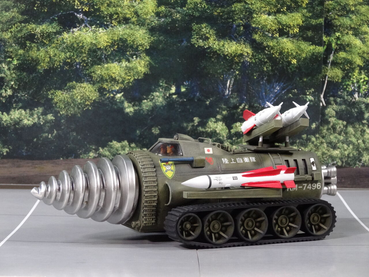 ★地中戦車 アトラス◇限定保存版★童友社◇ミドリ◇復刻版 ☆地中戦車 アトラス◇限定保存版☆童友社◇ミドリ◇復刻版