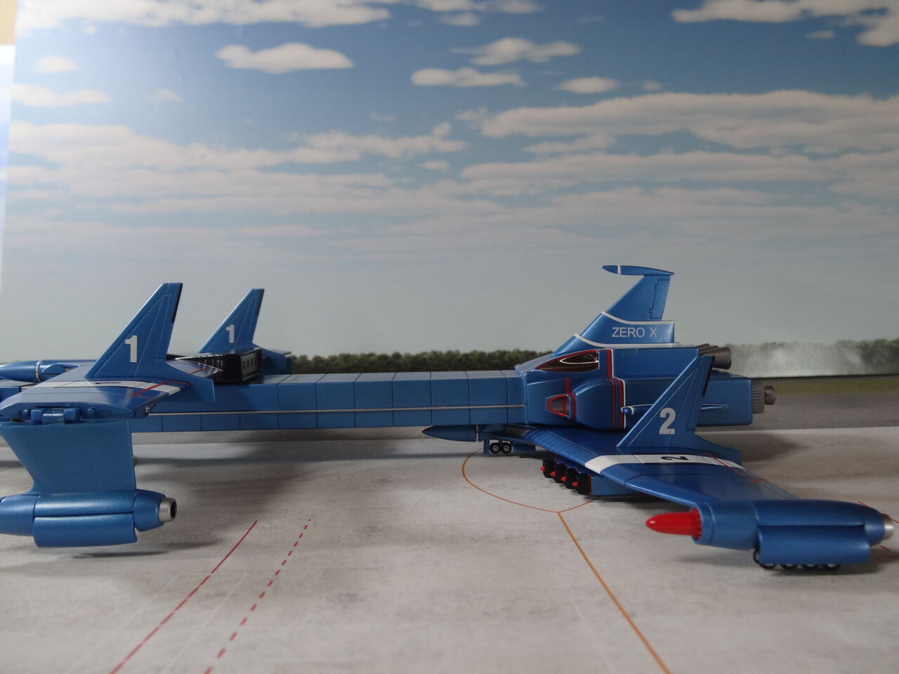 ZEROーX号 1/1000モデル彩色済み完成品 : ミドリ科学商店 ZEROーX号 1/1000モデル彩色済み完成品 : ミドリ科学商店
