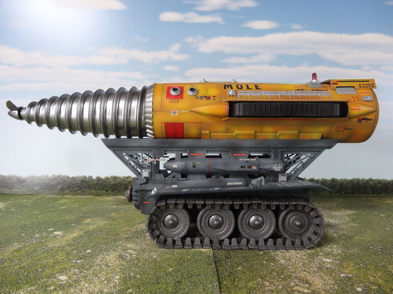 ジェットモグラ2番機 1/72モデル製作記 : ミドリ科学商店 ジェットモグラ2番機 1/72モデル製作記 : ミドリ科学商店