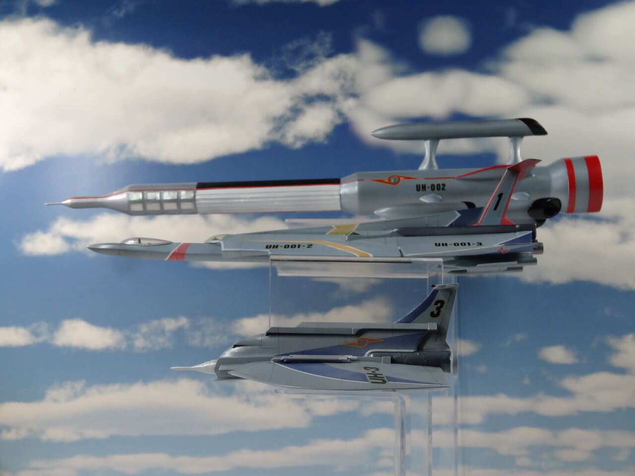 3機合体したウルトラホーク1号 | あれコレ自由日記