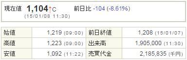 2706ブロッコリー20150108-1前場