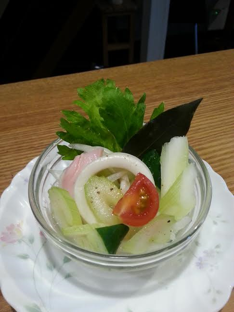 イカセロリマリネ