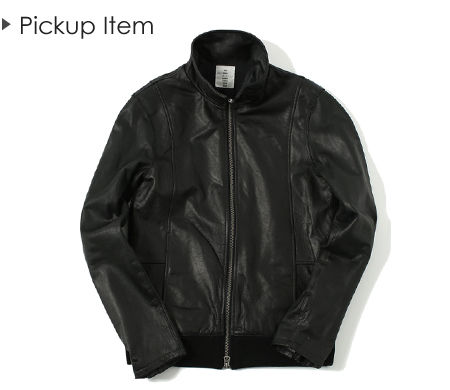 nano universe ナノ ユニバース SHAMA 別注LEATHER TRACK JKT