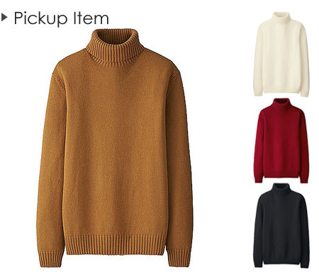 UNIQLO U ユニクロ ユー カシミヤブレンドタートルネックセーター