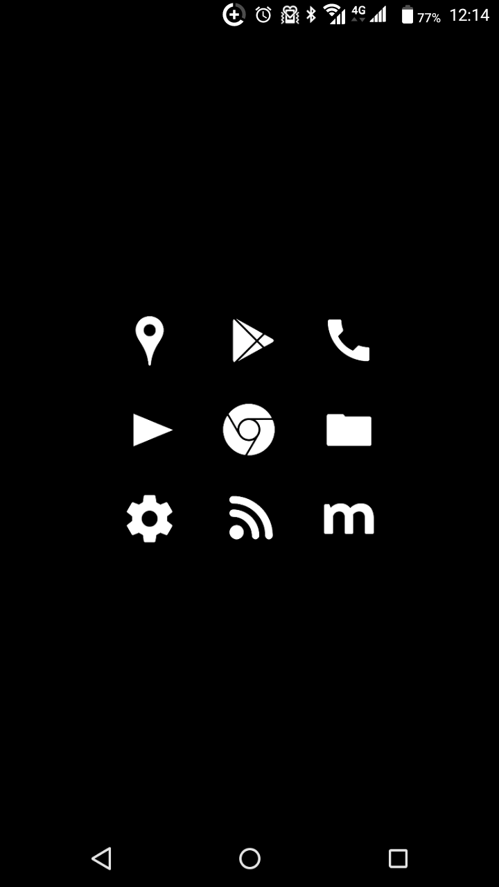 画像で解説 普通のアンドロイドスマホを 無料アプリだけでミニマル格好良いデザインに変身させてみた オトコミニマル