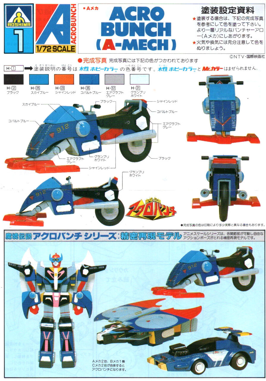 魔境伝説アクロバンチ】アオシマ製旧キット「バンチャー・アロー 魔境伝説アクロバンチ】アオシマ製旧キット「バンチャー・アロー