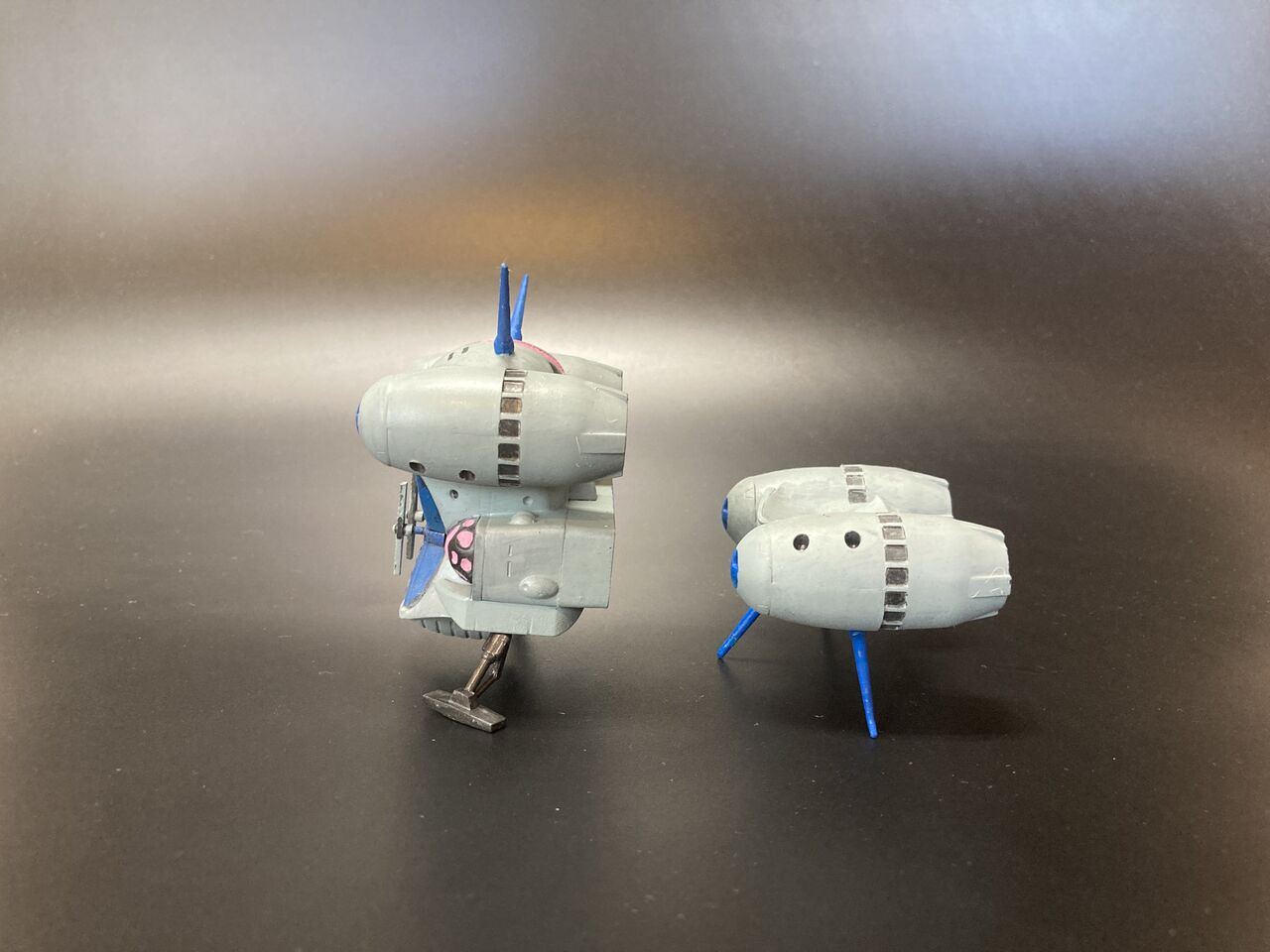 伝説巨神イデオン】アオシマ製旧キット1/1550 重機動メカ