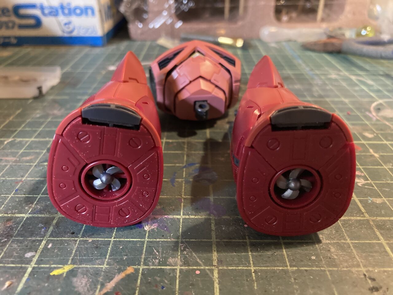 リアルウザァリング塗装！】RG シャア専用 ズゴック ポージングが