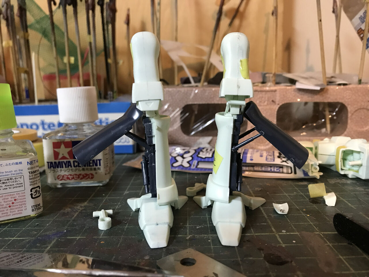 バンダイ旧キット1/144スケール「重戦機エルガイム Mk.1」重装備