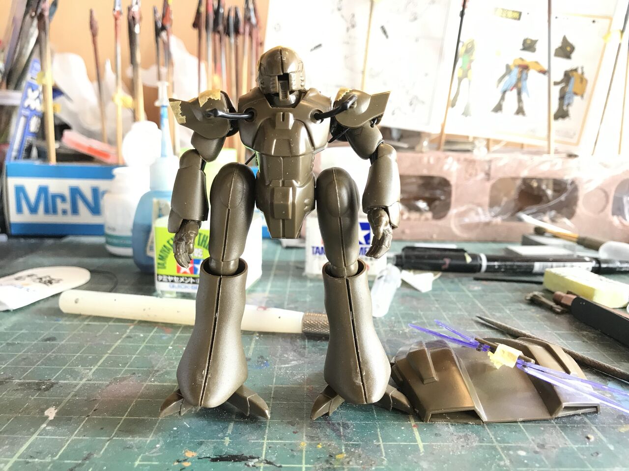 聖戦士ダンバイン】バンダイ旧キット1/72「ゲド」/Aura Battler 聖戦士ダンバイン】バンダイ旧キット1/72「ゲド」/Aura Battler