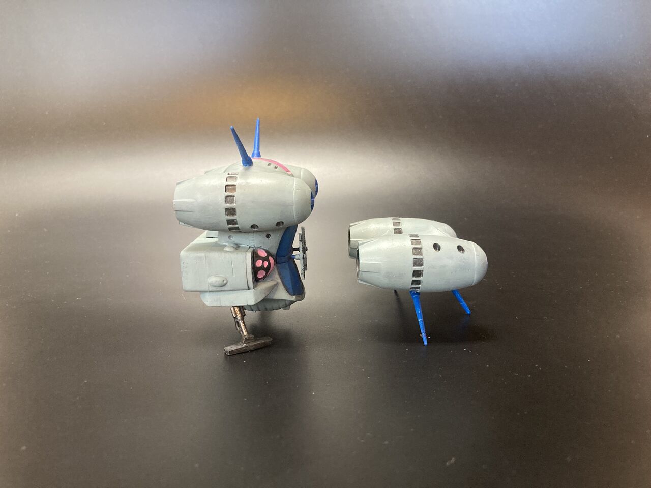 伝説巨神イデオン】アオシマ製旧キット1/1550 重機動メカ
