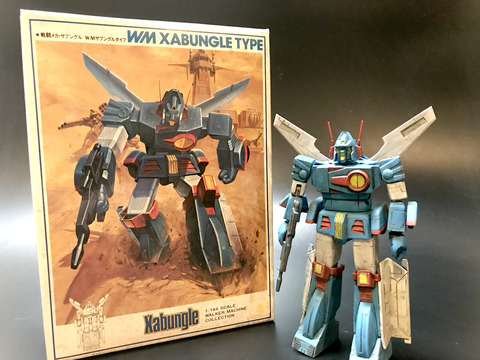 バンダイ旧キット1/144「ザブングルタイプ」お手軽ディティール