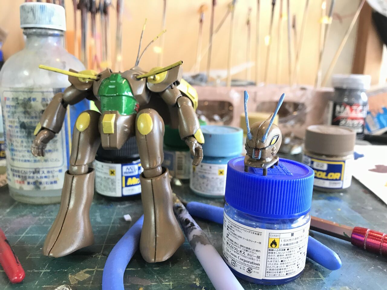 聖戦士ダンバイン】バンダイ旧キット1/72「ゲド」／Aura Battler