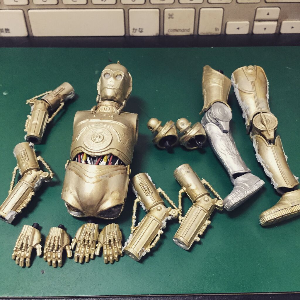 スター・ウォーズ】大失敗した!C-3PO/バンダイ製プラモデル スター・ウォーズ】大失敗した!C-3PO/バンダイ製プラモデル