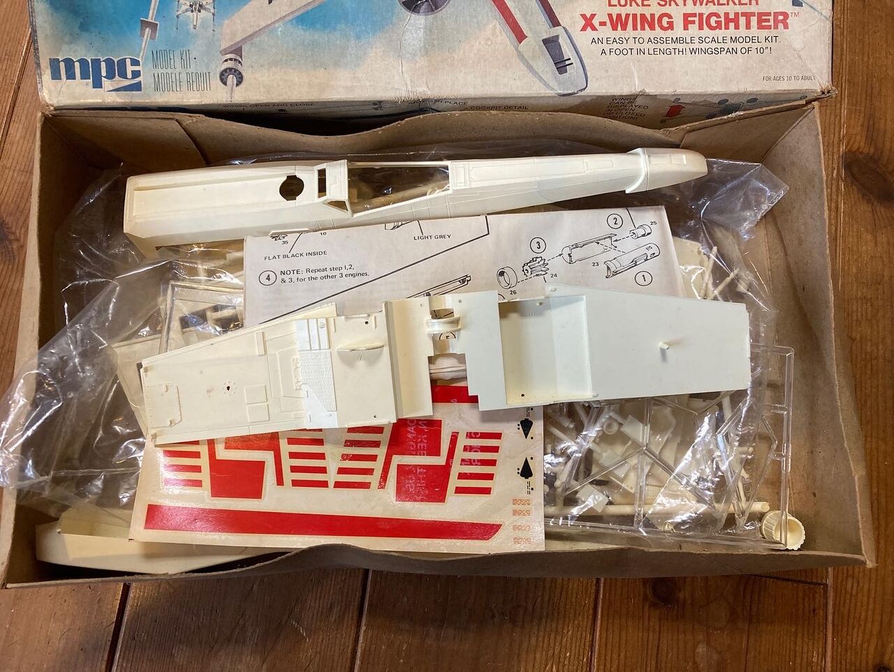 スター・ウォーズ】mpc製 旧キット 1/48「X-ウィング・スター