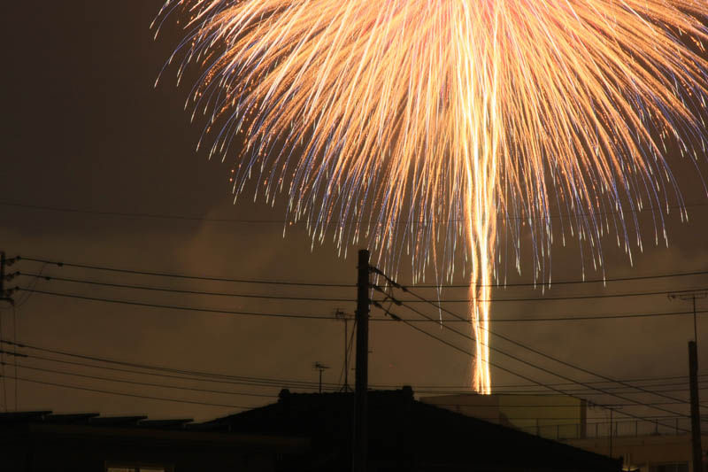 庭から花火 おとめちっくな夢もよう